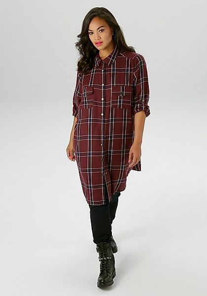Aniston PLUS Karobluse in trendigen Karodessin günstig online kaufen