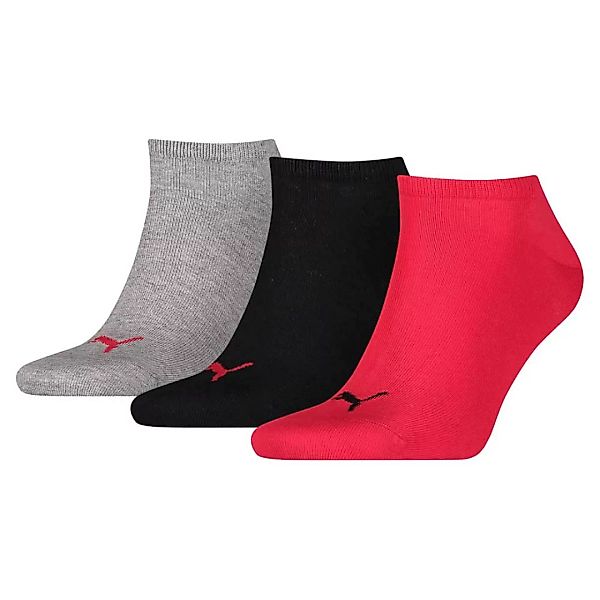 Puma Sneaker Plain Socken 3 Paare EU 39-42 Black / Red günstig online kaufen