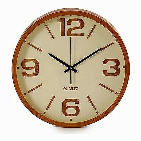 Wanduhr Metall Kristall Kunststoff (40 X 40 X 5 Cm) (5 X 40 X 40 Cm) günstig online kaufen