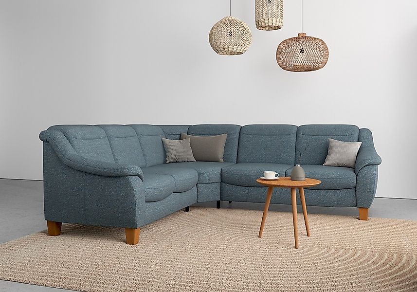 Home affaire Ecksofa "Caldera L-Form" Federkern, wahlweise mit Kopfteilvers günstig online kaufen