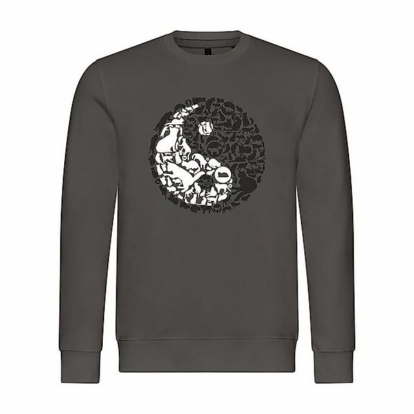 deinshirt Rundhalspullover Herren Pullover Katzen Yin und Yang Mit Print Mo günstig online kaufen