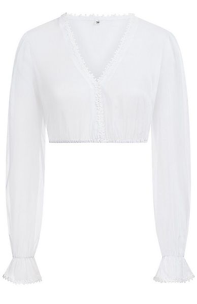Nübler Dirndlbluse Dirndlbluse Caro in Schneeweiß von Nübler günstig online kaufen