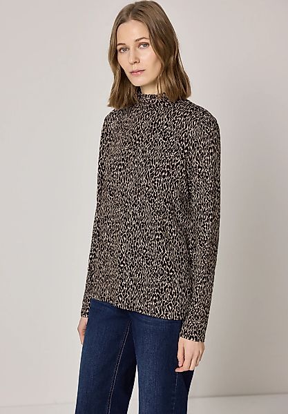 STREET ONE Langarmshirt im Leo Design günstig online kaufen