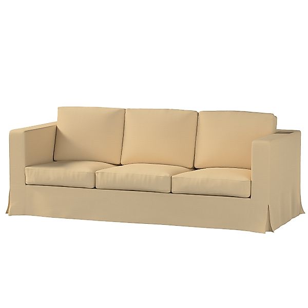 Bezug für Karlanda 3-Sitzer Sofa nicht ausklappbar, lang, caffe latte, Bezu günstig online kaufen