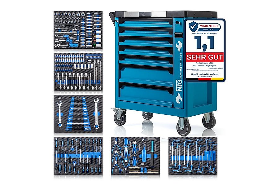 NTG Nutzfahrzeug Technik GmbH Werkstattwagen Werkzeugwagen 252 Teile I Komp günstig online kaufen