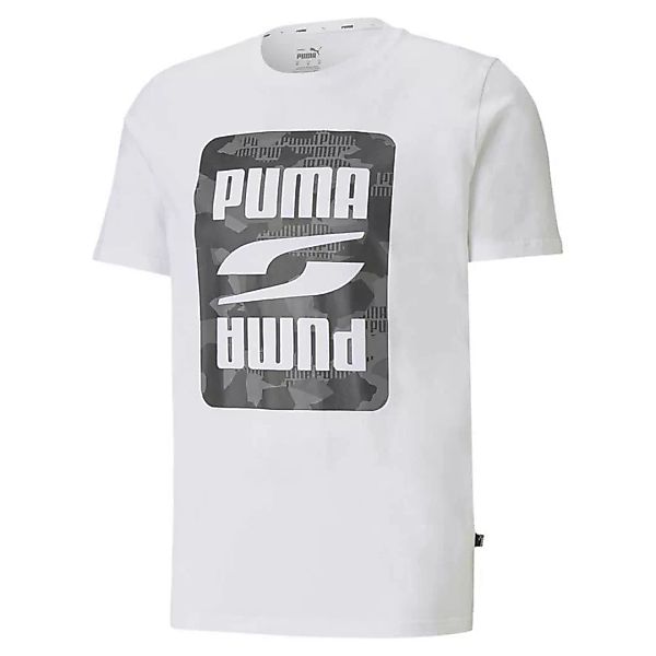 Puma Rebel Camo Graphic Kurzarm T-shirt M Puma White günstig online kaufen