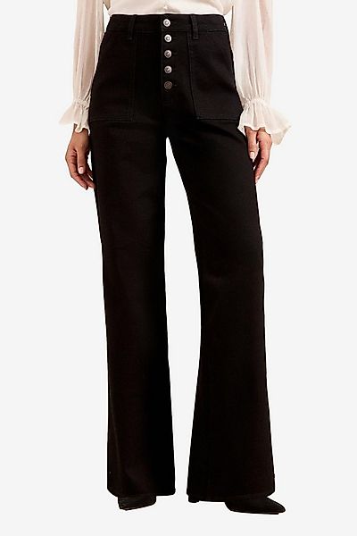 Love & Roses Palazzohose Love & Roses Jeans mit weitem Bein, Regular (1-tlg günstig online kaufen