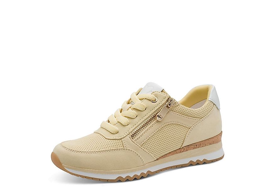 MARCO TOZZI Keilsneaker, Freizeitschuh, Halbschuh, Schnürschuh in veganer V günstig online kaufen