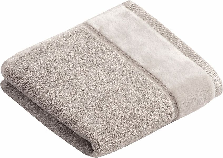 Vossen Gästehandtücher "Pure" im Set, Baumwolle & VEGAN, mit eleganter Velo günstig online kaufen