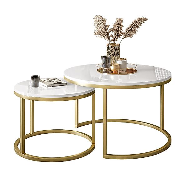 Lookway Couchtisch CIRI 2in1 Hochglanz mit günstig online kaufen