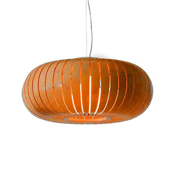 Kartell Hängeleuchte Teresa, orange, Ø 50 cm, E27-LED günstig online kaufen