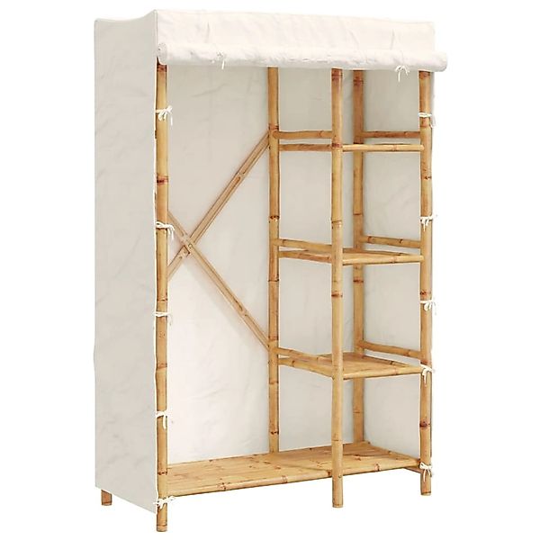 vidaXL Kleiderschrank 110x45x170 cm Bambus günstig online kaufen