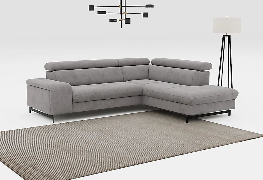 COTTA Ecksofa "Emma", Verstellbare Kopfstützen günstig online kaufen