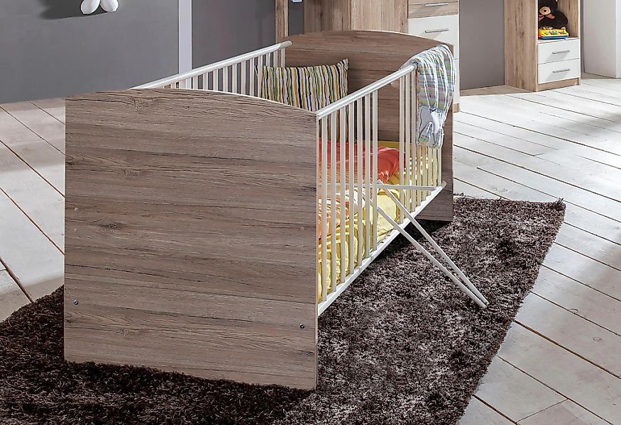 Wimex Babymöbel-Set "Joker", (Spar-Set, 2 tlg.), Bett (Gitterbett) + Wickel günstig online kaufen