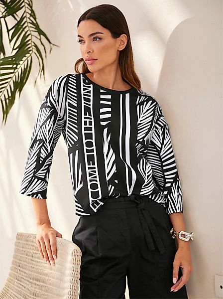 heine 3/4-Arm-Shirt "Druck-Shirt", (1 tlg.) günstig online kaufen