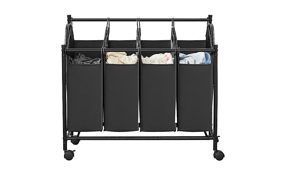 Wäschekorb   ¦ schwarz ¦ Stoff ¦ Maße (cm): B: 87,5 H: 81 Aufbewahrung > Wä günstig online kaufen