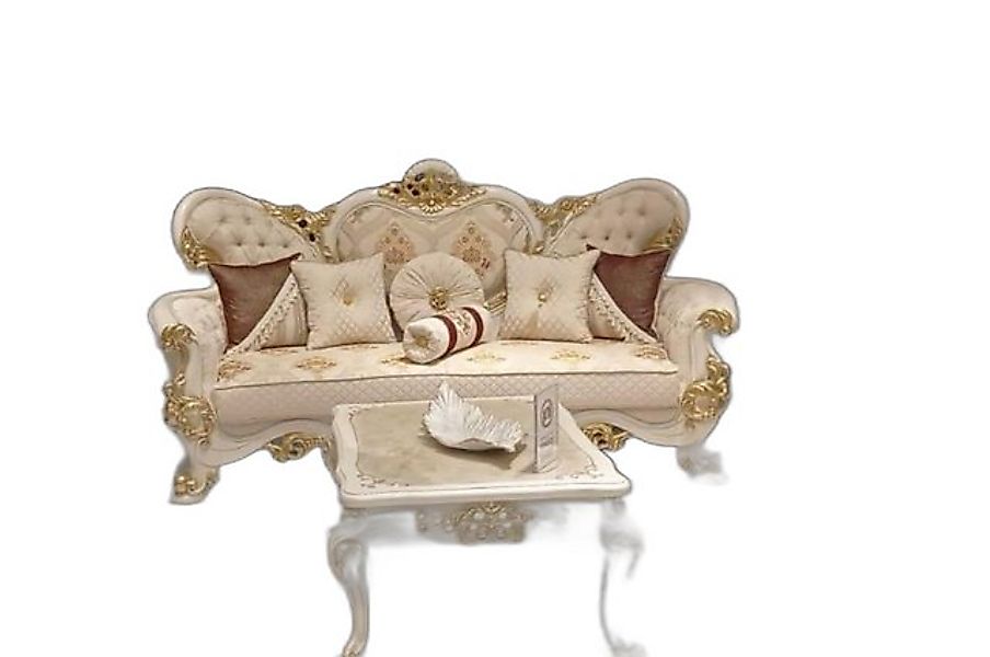 Xlmoebel 3-Sitzer Luxus Dreisitzer Sofa 3 Sitzer Barock Rokoko Sofa Sitz St günstig online kaufen