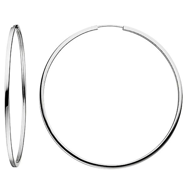 SIGO Creolen groß 925 Sterling Silber Ohrringe Durchmesser 64 mm günstig online kaufen
