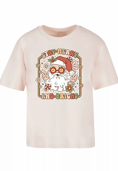 F4NT4STIC T-Shirt "Stay Merry And Bright Hippie Santa", Premium Qualität, W günstig online kaufen