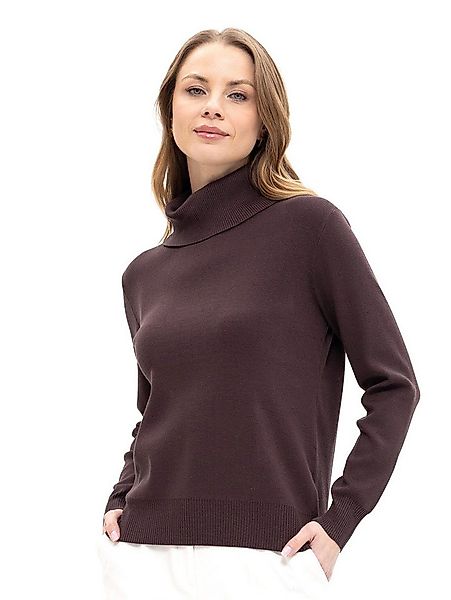 Passioni Rollkragenpullover mit Rippbund günstig online kaufen