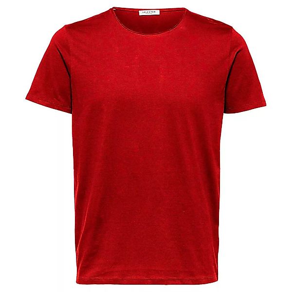 Selected Luke Kurzarm-t-shirt Mit O-ausschnitt S Syrah günstig online kaufen