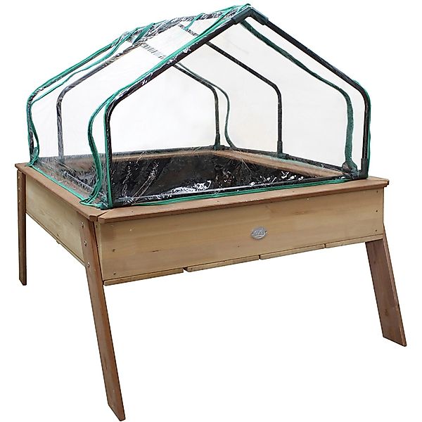 Axi Hochbeet mit Gewächshaus Linda Braun 110 cm x 93,5 cm x 99,8 cm günstig online kaufen