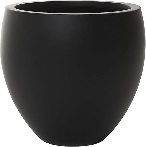 VIVANNO Blumentopf Fiberglas PLUTO Rund - Anthrazit Matt (1 St), 33x30 cm günstig online kaufen