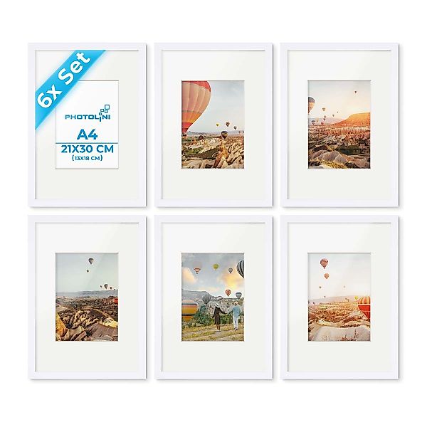 PHOTOLINI Bilderrahmen 6er Set 21x30 cm günstig online kaufen