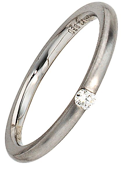 JOBO Solitärring "Ring mit Diamant 0,06 ct.", 950 Platin günstig online kaufen