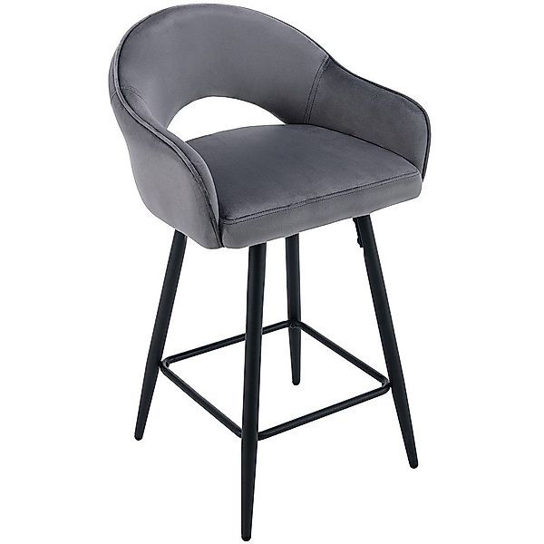 WAHSON OFFICE CHAIRS Barhocker Samt 2er günstig online kaufen