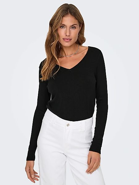 ONLY Strickpullover ONLVENICE LIFE LS VNECK günstig online kaufen