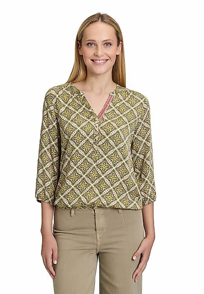 Cartoon Schlupfbluse "Cartoon Casual-Bluse mit Muster" günstig online kaufen