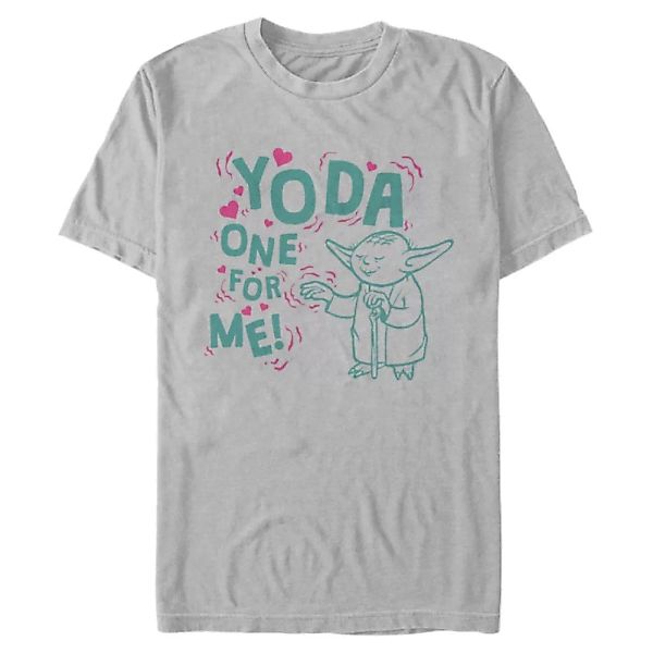 Star Wars - Yoda One For Me Floating - Männer T-Shirt günstig online kaufen