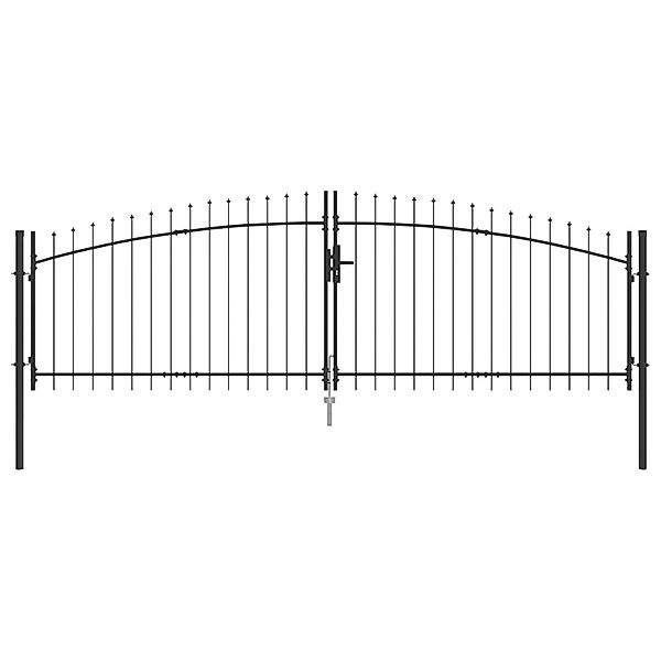 vidaXL Gartentor Gartentor mit Spear Top günstig online kaufen