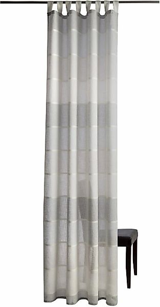 HOMING Gardine "Lennardt" Schlaufen 1 Stk. tlg. Streifen, Wohnzimmer, Schla günstig online kaufen