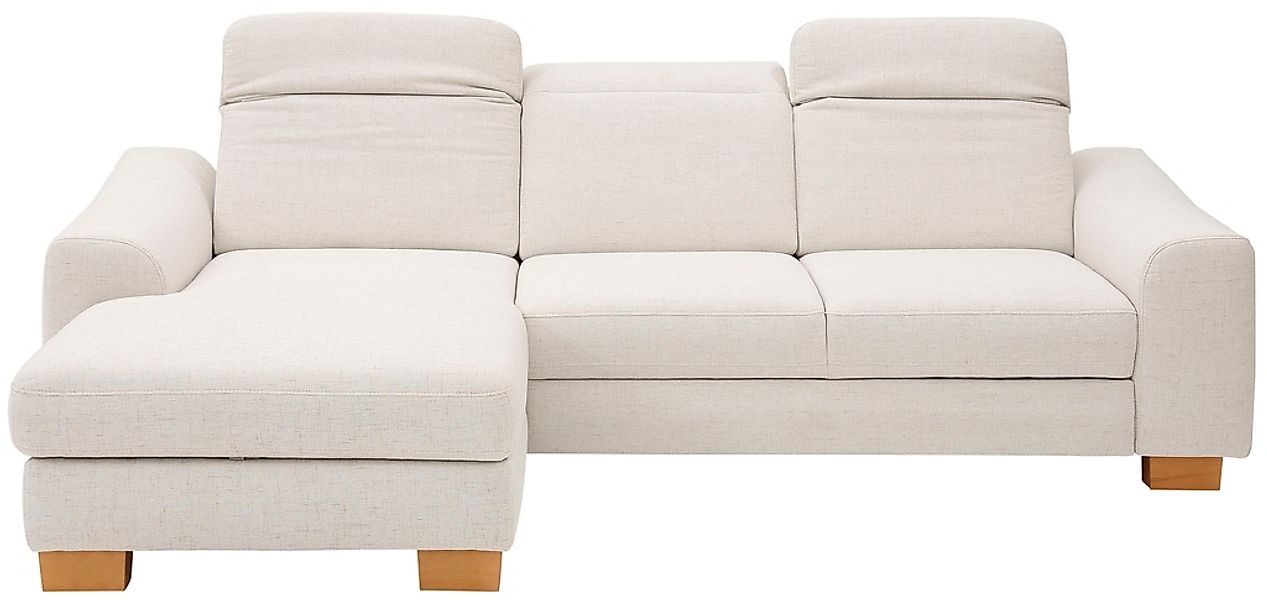 Home affaire Ecksofa »Dundee L-Form«, wahlweise mit Kopfteilverstellung und günstig online kaufen