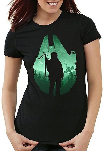 style3 T-Shirt Chewie Solo rasender star krieg wars imperium der sterne vad günstig online kaufen