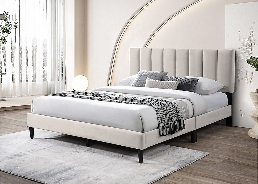 Home Collective Polsterbett 140x200 & 160x200 cm mit Lattenrost und weichem günstig online kaufen