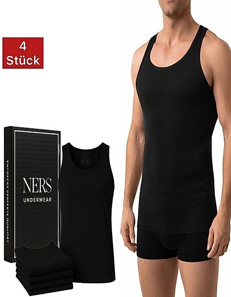 NERS Unterhemd (4er Pack) 100% Baumwolle für Herren Feinripp Tank Top, in G günstig online kaufen