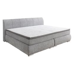 Familien-Boxspringbett Flamborough ¦ grau ¦ Maße (cm): B: 248 H: 108 Bette günstig online kaufen
