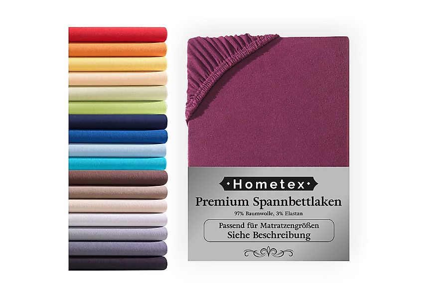 Hometex Premium Textiles Spannbettlaken Premium Boxspringbett Spannbetttuch günstig online kaufen