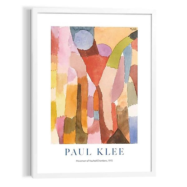 Wandbild PAUL KLEE COLOUR Modern Frame White ca. 50x70 cm MFW90639 günstig online kaufen