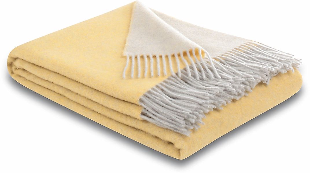 Biederlack Wohndecke "Soft Impression im Doubleface-Look" Wolle-Kaschmir-Mi günstig online kaufen