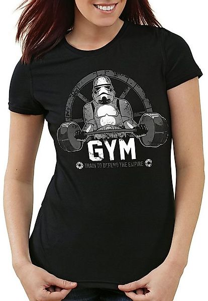 style3 T-Shirt Todesstern Gym Sturmtruppe fitness star krieg wars der stern günstig online kaufen