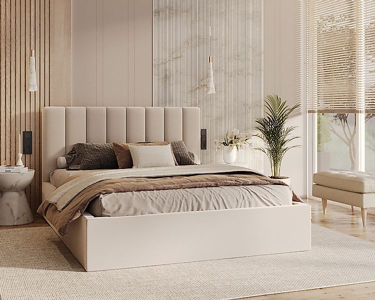 FDM Polsterbett Stauraumbett Bettgestell 90x200, 120x200, günstig online kaufen