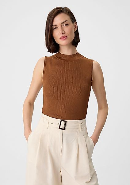 Comma Pullunder Feinstrick-Top im Slim Fit günstig online kaufen