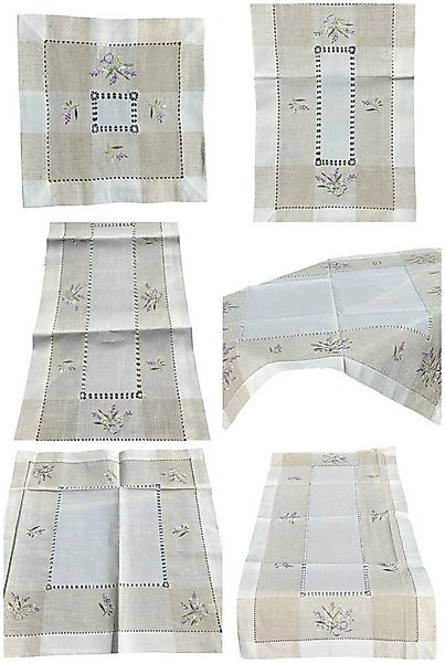 Westernlifestyle Tischdecke Tischläufer Mitteldecke gestickt Lavendel günstig online kaufen