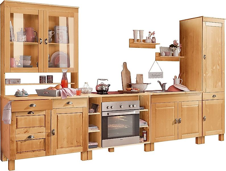 Home affaire Küchenzeile Oslo, Breite 350 cm, in 2 Tiefen, ohne E-Geräte günstig online kaufen