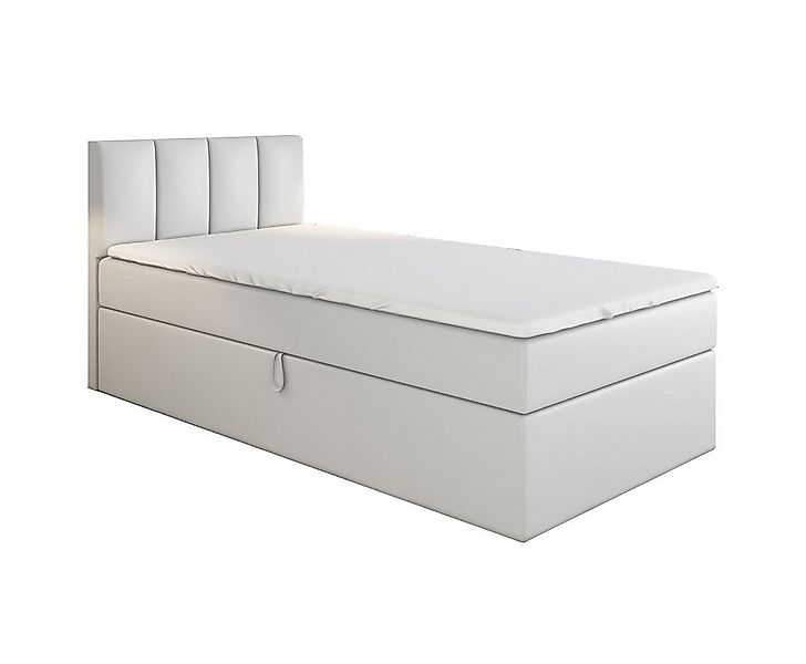 A&J MöbelLand GmbH Boxspringbett Einzelbett Gunnar mit Bettkasten, Topper u günstig online kaufen