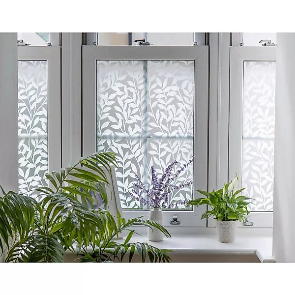 d-c-fix Fensterfolie Jane weiß transparent B/L: ca. 67,5x150 cm günstig online kaufen